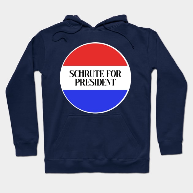 Schrute for President Hoodie by tziggles